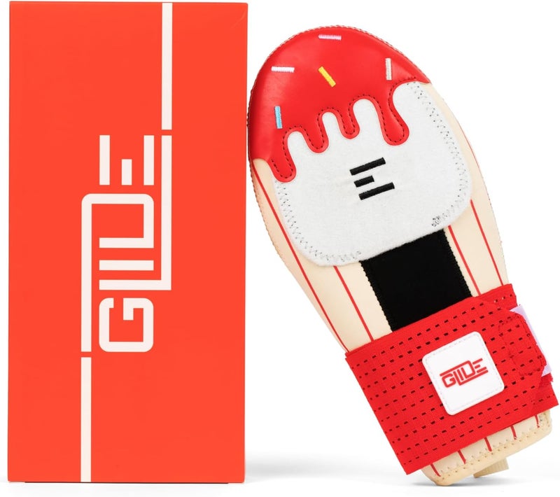 Glide Sliding Mitt - Baseball Sliding Mitt Youth, Baseball & Softball, Ice Cream Drip Design, Left & Right Hands - Hand and Wrist Protection, Adjustable Wrist Strap - Image 2